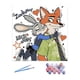 thumbnail image 1 of Zootopia DIY Paint by Numbers Kit Judy Hopps Nick Wilde Fan Art 20x20cm, 1 of 5