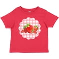 thumbnail image 3 of Inktastic Strawberries on Checkered Background Boys or Girls Baby T-Shirt, 3 of 5