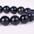 thumbnail image 2 of Angelstones Synthetic Blue Goldstone 10mm Round Beads Stretch Bracelet 6.5" Unisex, 2 of 2