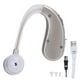 thumbnail image 1 of Audífono retroauricular recargable de 20 piezas con amplificador de sonido ABS (plateado), 1 of 14