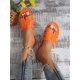 thumbnail image 3 of Ladies' Snake Pattern Slip-on Flat Sandals For Summer Vacation, Indoor And Outdoor, 3 of 4