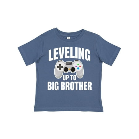 

Inktastic Leveling Up to Big Brother Gift Toddler Boy Girl T-Shirt