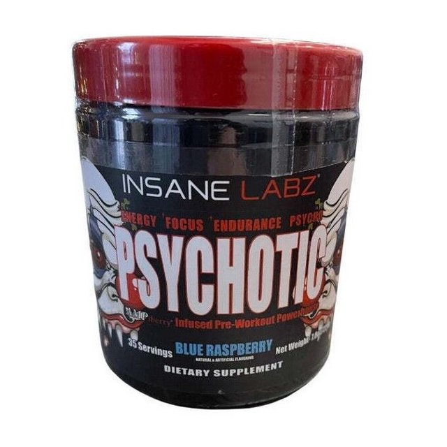 Insane Labz Psychotic 35 serving High Stim PreWorkout CHOOSE