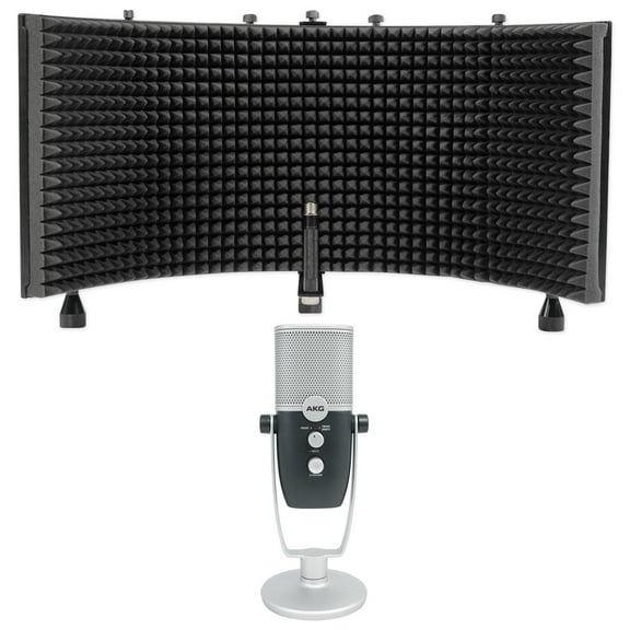 AKG ARA C22 USB Condenser Microphone Stand Shield For Recording/Podcast/Gamer