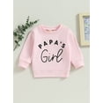 thumbnail image 2 of Cenuakty Kids Baby Girl Boy Sweatshirt Letter Print Long Sleeve Pullovers Autumn Tops for Toddler Cute Clothes, 2 of 9