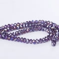 thumbnail image 4 of Piedras Sueltas Cristal Biselado Rondelle Sunnimix 4 x 6mm Morado, 4 of 4