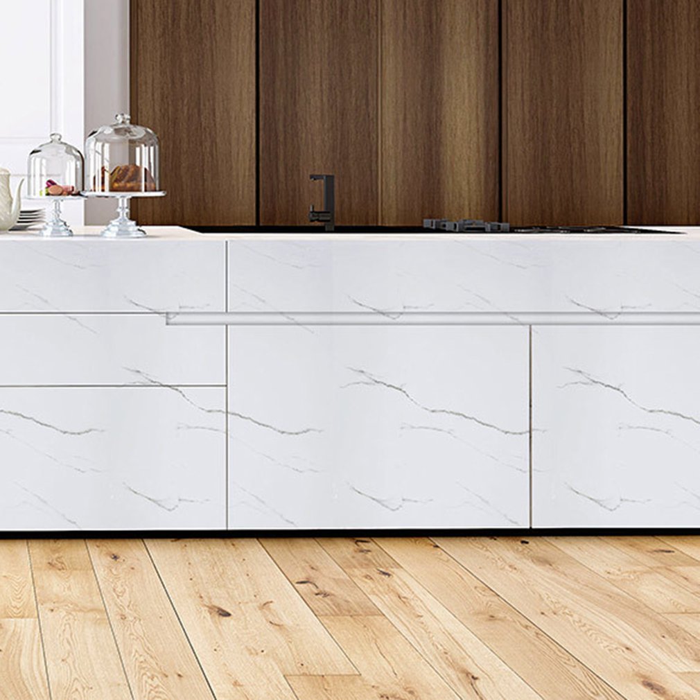 Kitchen Marble Contact Paper PVC Wall Stickers Marble Countertop