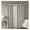 Silver Polyester, variant on Knitted Jacquard Damask Total Blackout Grommet Top Curtain Panel Pair(2 Pcs Window Panels)