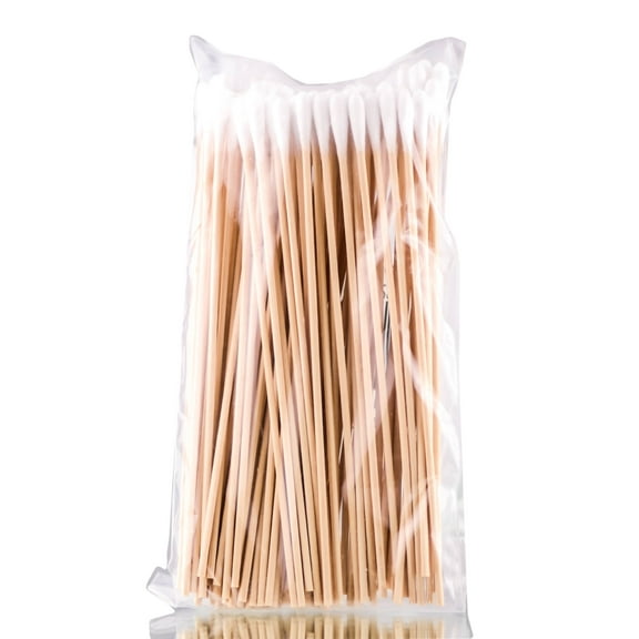 100 - Pack , Diane Cotton Tip Wood Stick , Hair Scalp - Pack of 3 w/ SLEEKSHOP Teasing Comb