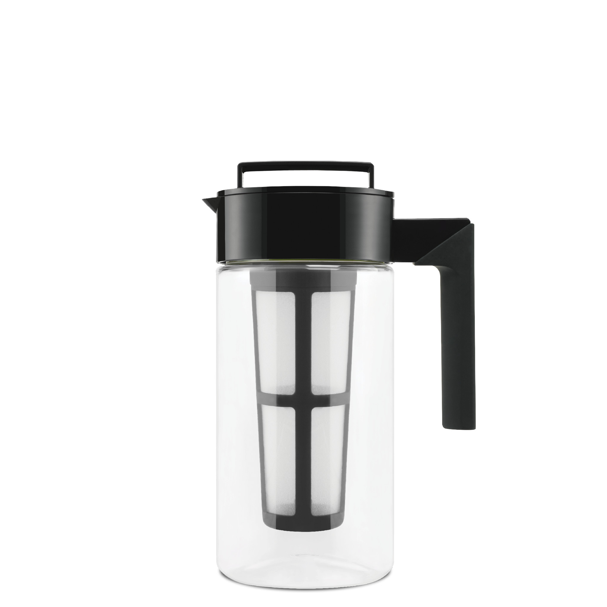 Takeya Cold Brew Tritan Plastic Coffee Maker Pitcher with Airtight Lid, 1 Quart, Black - image 2 of 7