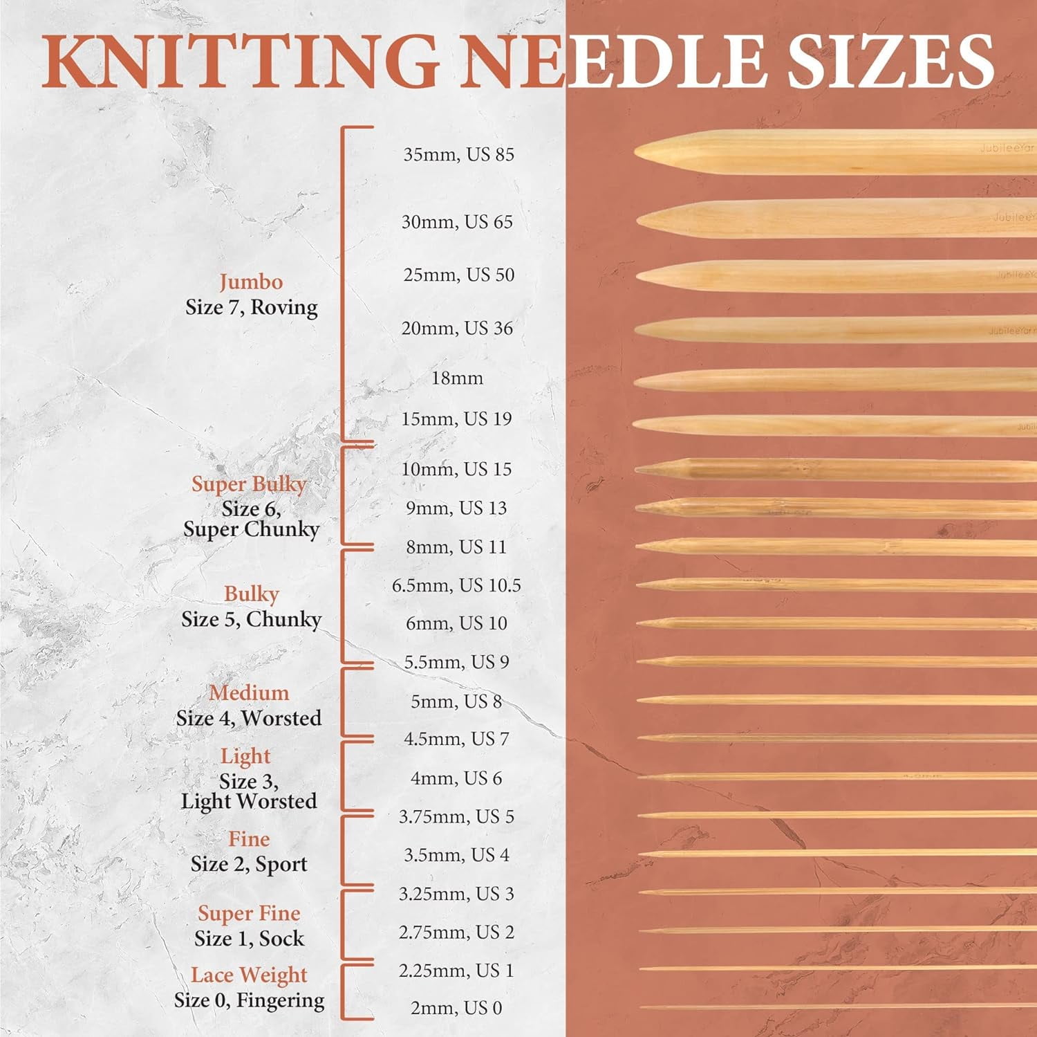 Sing F LTD 1pc Large Crochet Hook Bamboo Needles Chunky Jumbo 25mm Yarn Knit Knitting Hook