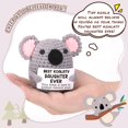 thumbnail image 3 of Figura de juguete NEVERNERVE Koala de ganchillo, 5 x 8 x 9 cm, regalo, 3 of 7