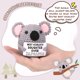 thumbnail image 3 of Figura de juguete NEVERNERVE Koala de ganchillo, 5 x 8 x 9 cm, regalo, 3 of 7