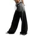 thumbnail image 3 of Womens Baggy Jeans Wide Leg Denim Pants Y2k 90s Vintage Hip Hop Loose Long Trousers Streetwear Black L, 3 of 9