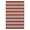 Red; Blue, variant on Avalon Home Mackay Nautical Stripe Indoor/Outdoor Area Rug