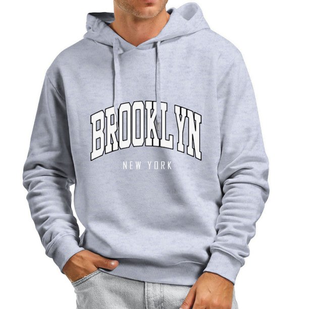 WILLBEST Sudaderas para Hombre, Ropa Deportiva Informal para Hombre, Sudadera con Capucha y Letras Chica