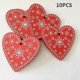 thumbnail image 4 of 10pcs/lot Diy Xmas Tree Hanging Pendants Christmas Wooden Ornaments Handicrafts Home 2024 New Year Party Decor Supplies, 4 of 5