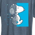 thumbnail image 3 of Peanuts - Snoopy Wire Frame - Women's Short Sleeve Graphic T-Shirt, 3 of 6