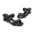 thumbnail image 3 of Sandalia DREAM PAIRS DHS213-2 Negra con Tira Trenzada y Tacón de 6 cm, 3 of 6