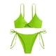 thumbnail image 2 of Traje de baño para mujer, estilo bikini de Europa y América, con efecto lavado, para mujer., 2 of 4
