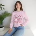 thumbnail image 4 of I Woof You Dog Lover Sweatshirt, Valentine's Day Sweatshirt, 4 of 4