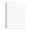 White, variant on Sktrjpolfis B5 Lined Notebook, Detachable Ring Binder 10.24x7.28in 360° Foldable Notebook for Office, Business & Daily Note Taking