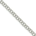 thumbnail image 1 of Bracelet à Double Maillon en Or Blanc 14 Carats, 1 of 2