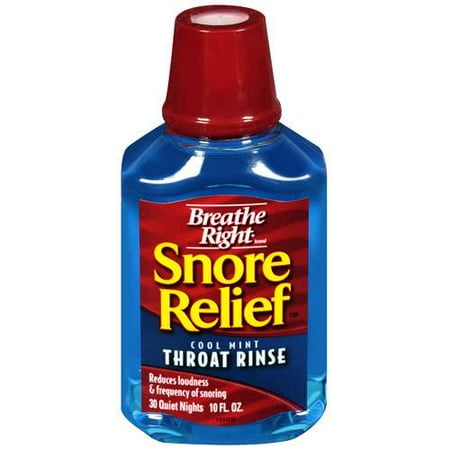CNS Breathe Right Snore Relief Throat Rinse, 10 oz