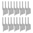 thumbnail image 1 of 10 Uds. Accesorio para máquina de coser de cuchilla de corte plano Industrial de acero 3,5x1,3 cm, 1 of 8