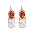 thumbnail image 1 of Pendientes de Navidad de dibujos animados de moda para mujer Pendientes de campana de Santa Wmkox8yi  sjalhkljlk4525, 1 of 3