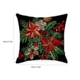 thumbnail image 3 of Zznnkj Christmas Throw Pillow Covers, 18 x 18 Inch, Soft Comfortable Linen Pillowcases for Sofa Bedroom Couch Winter Holiday Party Home Decor, 3 of 7