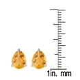 thumbnail image 3 of Sterling Silver with Natural Citrine Stud Earring, 3 of 4