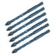 thumbnail image 2 of Cross Spearhead Drill, 10 Punte A Punta Di Punta A Croce In Metallo Duro Con Codolo Esagonale Da 1/4 Di Pollice Per Ceramica, Marmo, Vetro(8mm-azul marino), 2 of 8
