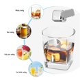 thumbnail image 1 of Ganfancp Cubitos de Hielo de Acero Inoxidable Reutilizables Piedras Enfriadoras de Metal con Whisky Keep Cold 5Ml Liquidación 1X Hielo de Acero Inoxidable, 1 of 2