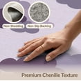 thumbnail image 6 of ODIKA Purple Muted Tones Diffused Asymmetrical Layout Grayish Mauve for Playroom, Bedroom, Reading Nook, Pet Friendly & Kids Safe Play, 6 of 7