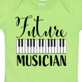 thumbnail image 4 of Inktastic Future Musician Piano Music Boys or Girls Baby Bodysuit, 4 of 5