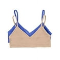thumbnail image 2 of Hanes Girls' Cami Strap Wirefree Bra 2-Pack, 2 of 2