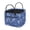 Blue Leaf Print, variant on Garronmavis Quilted Laundry Basket with Built-in Carry Handles, Ladybug Print Foldable Fabric Storage Hamper, Multi-Use Organizer for Dirty Clothes, Blankets, Nursery Baby Items