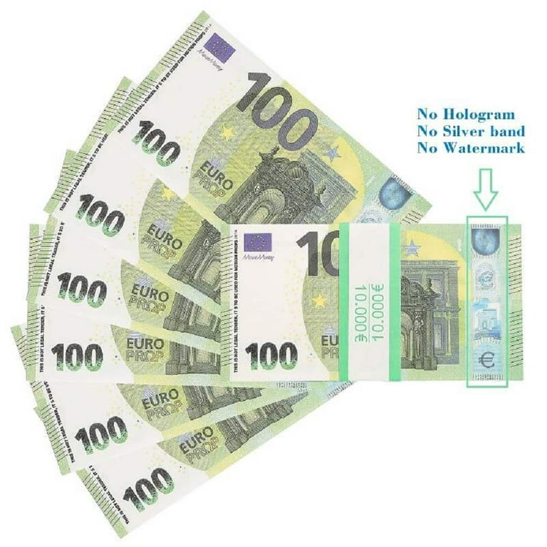 Wholesale Prop Money Euro 10 20 50 100 200 Euro Dollar Fake Money Billet  Movie Money Faux Billet Euro 20 Play Collection And Gifts From  Hy_playhouse, $12.37
