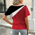 thumbnail image 4 of Under $10 White Tshirts Shirts for Women Top for Women Red Tops for Women Plus Size Womens Shorts White Tops Plus Size Spring Clothes for Women, 4 of 6