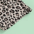 thumbnail image 5 of Girl Sets Leopard Rainbow Short Sleeve  Neck T-shirt Shorts, 5 of 5