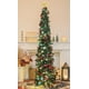 thumbnail image 1 of Árbol de Navidad SINTENILL de 6 pies con 100 luces LED, malla azul, 1 of 9