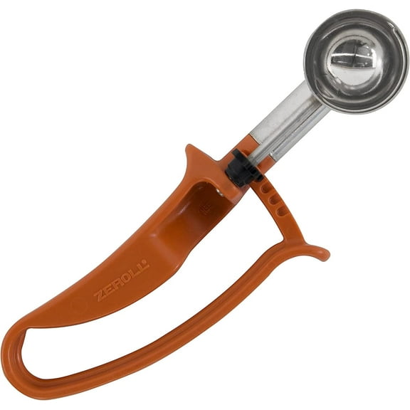 Zeroll Universal Small EZ Disher Food/Ice Cream Scoop, Rust