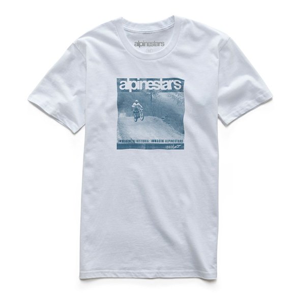 Alpinestars Solitude Men's Short Sleeve Tee MD White