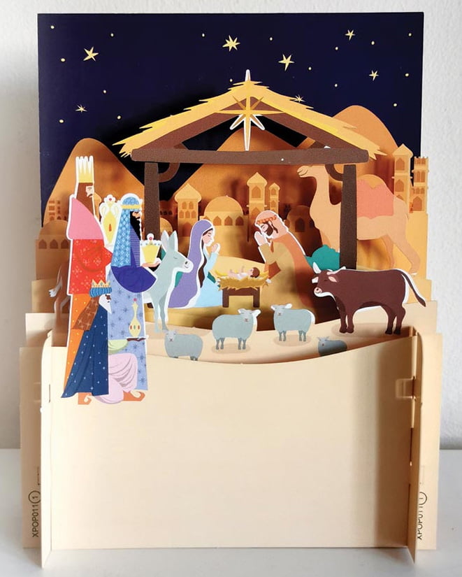 Alljoy Design : Bethlehem : Nativity Scene 3D Pop Up Laser Cut ...
