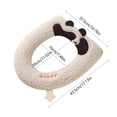thumbnail image 3 of VBXOAE Cute and Comfortable Universal Polyester Toilet Seat Cover with Convenient Installation Features Hygienic Self Cleaning and Easy Maintenance for Modern Bathrooms, 3 of 6