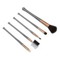 thumbnail image 4 of Kit de brochas de maquillaje, juego de brochas de maquillaje de 5 piezas, brocha de maquillaje portátil, artesanía superior, 4 of 12