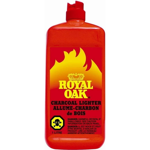 Royal Oak - Fluide pour Briquet au Charbon - 12 Pcs - 946ml - Démarrage Rapide et Facile pour Grillades et Barbecues (1ct)