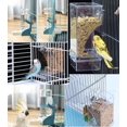 thumbnail image 2 of 2 Pcs Bird Feeders Water Dispenser Set, Automatic Parrot Feeder Drinker Cage Accessories, 2 of 7