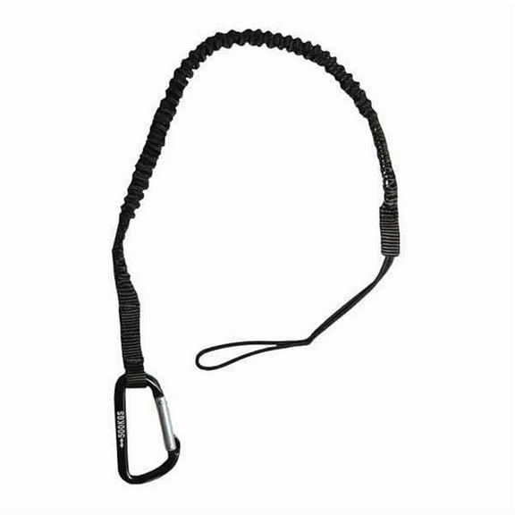 Gear Keeper Tool Lanyard,44in L,Black,15lb,Aluminum TL1-3008